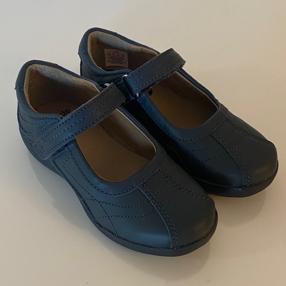 Stride Rite Navy Mary Jane Dress Shoes